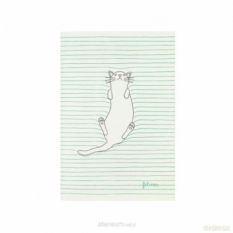 Mały Zeszyt - Feline Fine (Green)