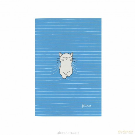 Mały Zeszyt - Purrrfect Place (Bold Blue)