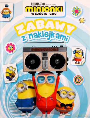 Minionki. Wejście Gru. Zabawy z naklejkami [KSIĄŻKA]