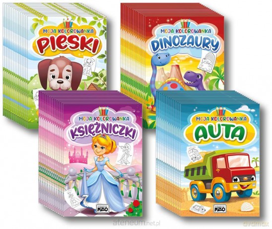 Moja kolorowanka 60 szt MIX [KSIĄŻKA]