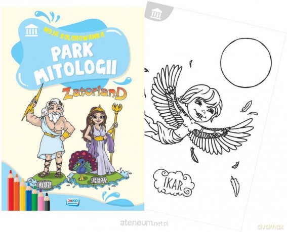 Moja kolorowanka. Park mitologii [KSIĄŻKA]