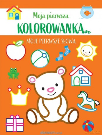 Moja pierwsza kolorowanka. Moje pierwsze słowa [KSIĄŻKA]