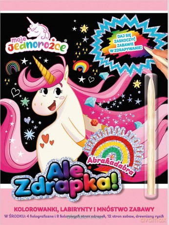 Moje Jednorożce Ale zdrapka! Abrakadabra [KSIĄŻKA]