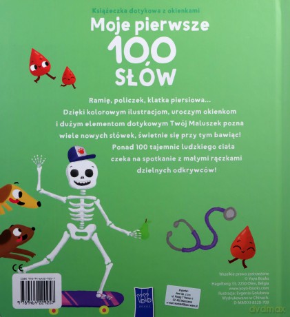 Moje pierwsze 100 słów. Ciało [KSIĄŻKA]