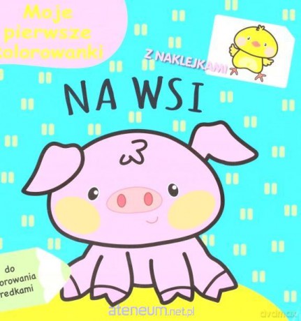 Moje pierwsze kolorowanki. Na wsi [KSIĄŻKA]