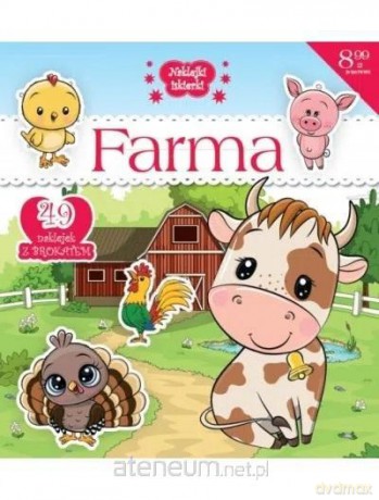 Naklejki IskierkiI brokatowe. Farma [KSIĄŻKA]