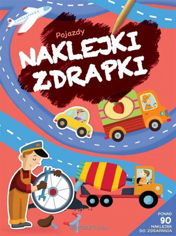 Naklejki zdrapki. Pojazdy [KSIĄŻKA]