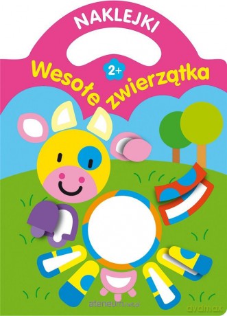 Naklejki. Wesołe zwierzątka [KSIĄŻKA]
