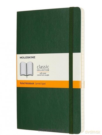 Notes 13x21 gładki myrtle green
