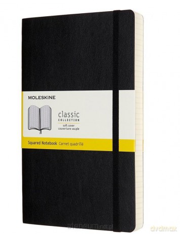 Notes Classic 13x21 kratka, czarny