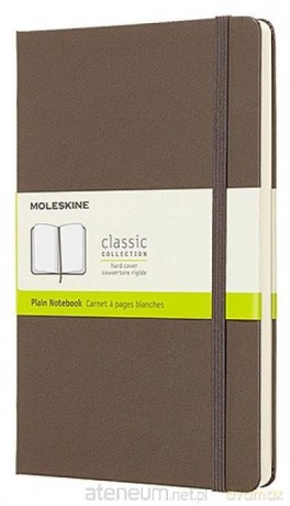 Notes Classic L 13x21cm gładki 240K brązowy