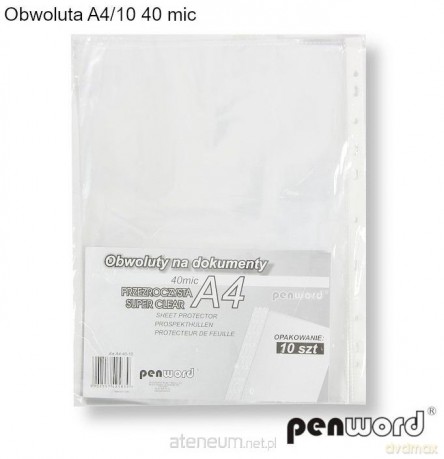 Obwoluta A4 40 mic krystaliczna 10 szt