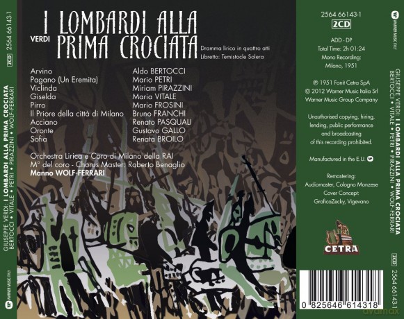 Vitale/Bertocci/Wolf-Ferrari: Verd:I Lombardi Alla Prima Cro [2CD]