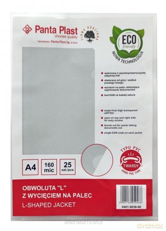 Obwoluta L PVC (25 szt)