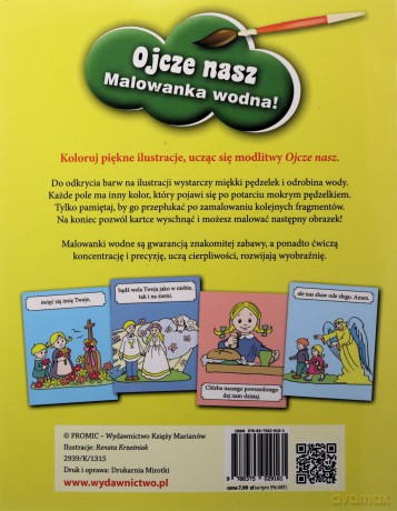 Ojcze nasz - malowanka wodna [KSIĄŻKA]