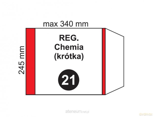 Okładka na podr regulowana krótka NR 21 (20 szt)