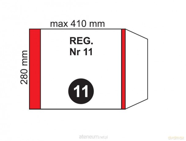 Okładka na podr regulowana NR 11 (20 szt)
