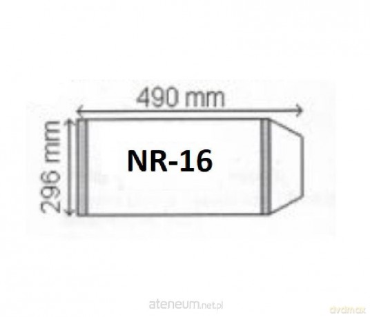 Okładka na podr regulowana nr 16 (25 szt)