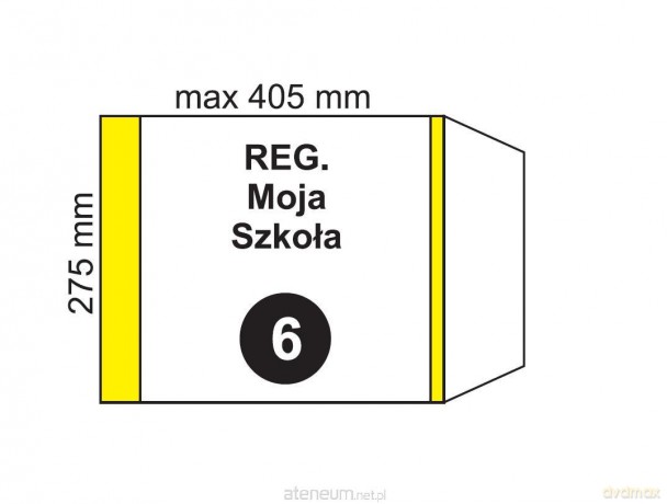 Okładka na podr regulowana NR 6 (20 szt)