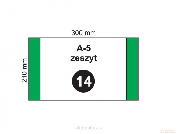 Okładka na zeszyt A5 NR 14 (20 szt)