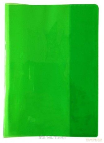 Okładka na zeszyt A5 PVC Neon zielony (5 szt)