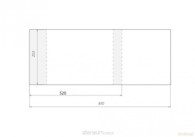 Okładka regulowana 203x520mm (50 szt)