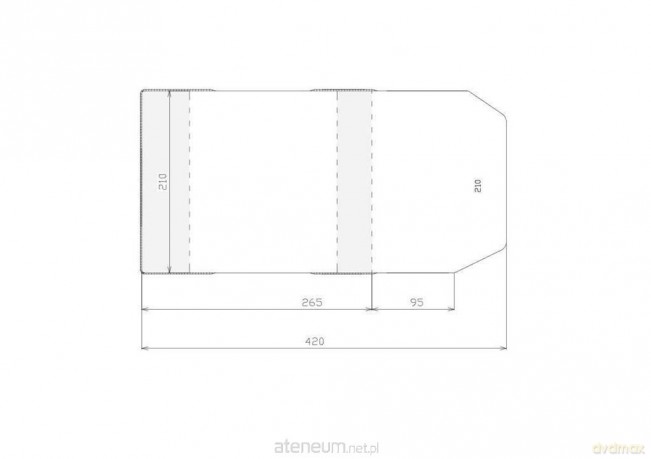 Okładka regulowana 210x355mm (50 szt)