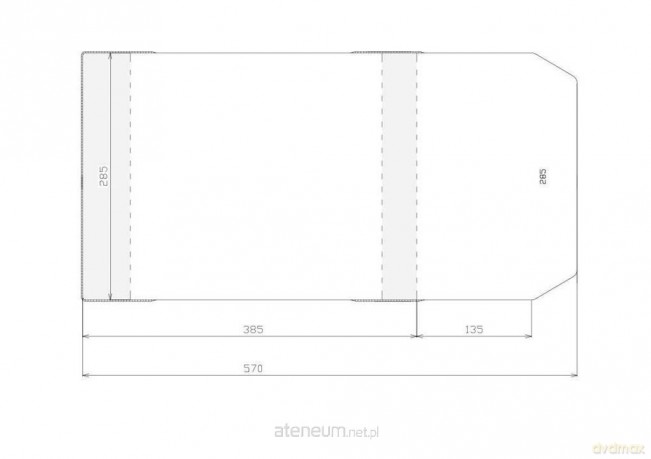 Okładka regulowana 285x520mm (50 szt)