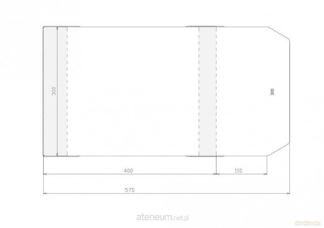 Okładka regulowana 300x510mm (50 szt)