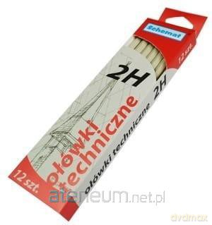Ołowek techniczny 2H (12 szt)