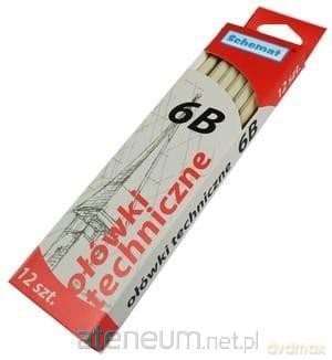 Ołowek techniczny 6B (12 szt)