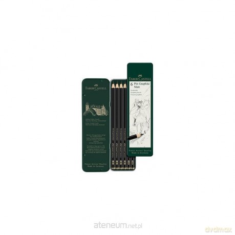 Ołówek artystyczny Pitt Graphite Matt 6 szt