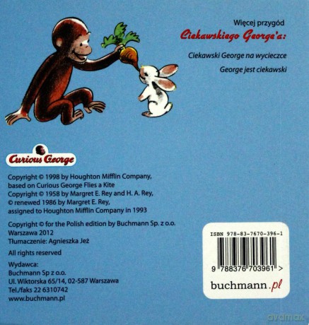 Ciekawski George i króliki - Rey Margret E., Rey H.A. [KSIĄŻKA]
