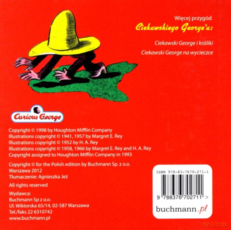 George jest ciekawski - Rey Margret E., Rey H.A. [KSIĄŻKA]