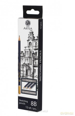 Ołówek do szkicowania 8B Artea Box (12 szt)