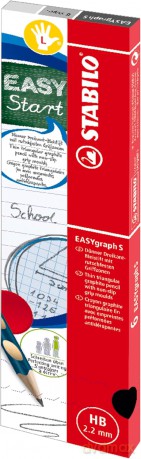 Ołówek EasyGraph S HB LR róż (6 szt)