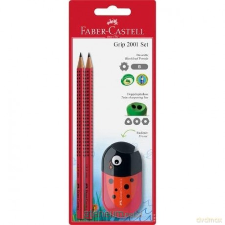 Ołówek Grip 2001/B z temperówką 2 szt