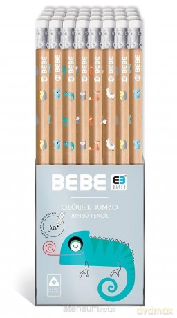 Ołówek z gumką BB Jumbo (36 szt)