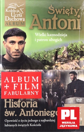 Święty Antoni. Wielki kaznodzieja i patron ubogich (Historia św. Antoniego) [DVD]+[KSIĄŻKA]