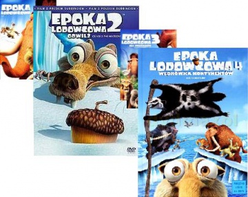Epoka lodowcowa Pakiet [4DVD]
