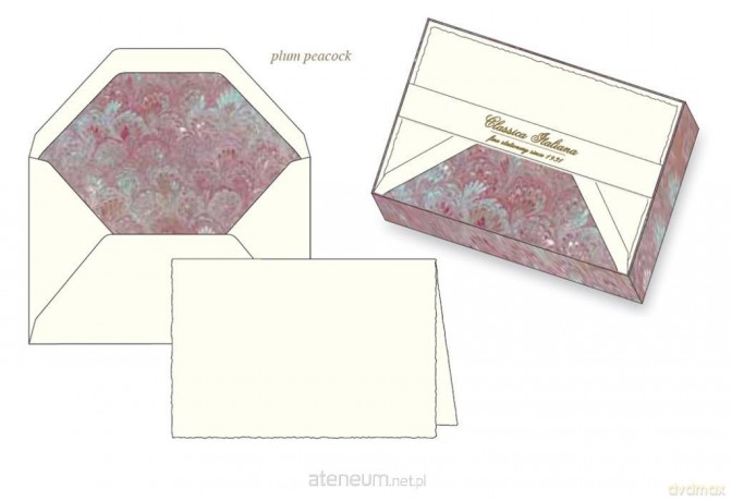 Papeteria Box BSC 429 Śliwkowy paw