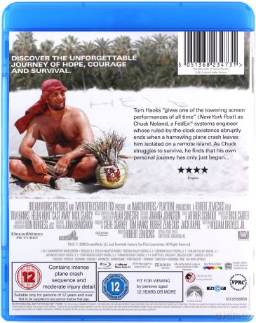 Cast Away (Poza światem) [Blu-Ray]