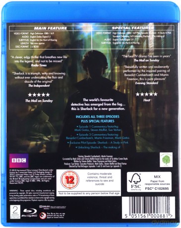 Sherlock - Seria 1 [2xBlu-Ray]