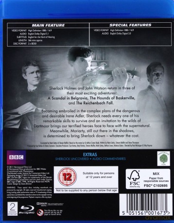 Sherlock Season 2 (BBC) [2xBlu-Ray]