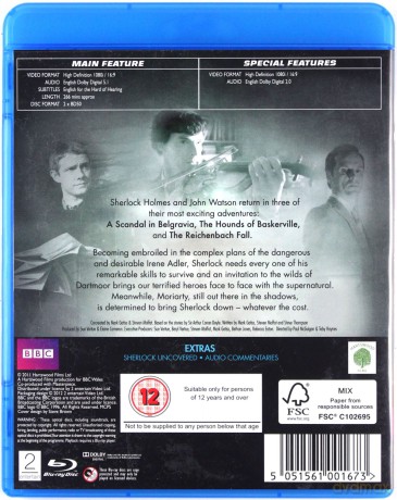 Sherlock Season 2 (BBC) [2xBlu-Ray]