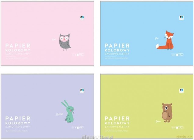 Papier kolorowy samoprzylepny B4 BB Kids (10 szt)