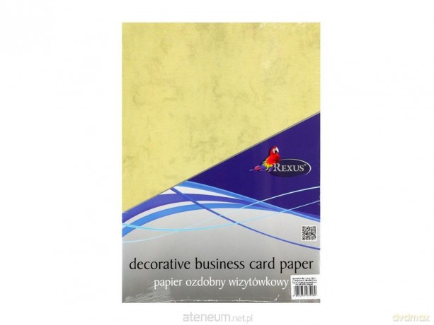 Papier wizytówkowy A4/20K kolor Ivory