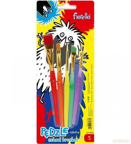 Pędzle Extra GR-FB5E 5 szt