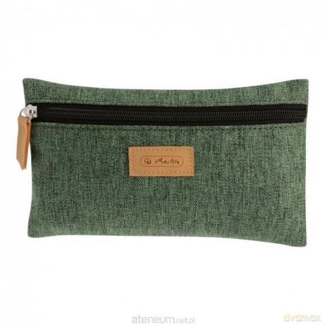 Piórnik kosmetyczka płaski Greenline Knit Green
