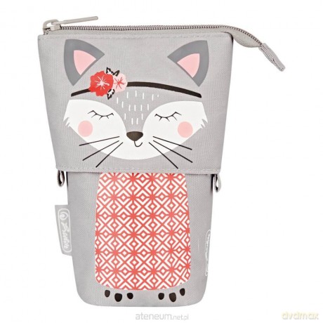 Piórnik kosmetyczka stojący Kitty